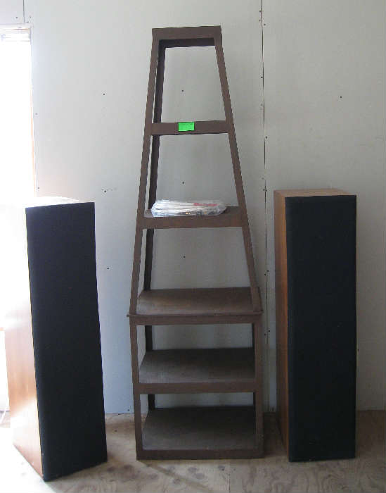Icon Parsec Floor Speaker, Decorator Tiered Metal Display Unit Shelving