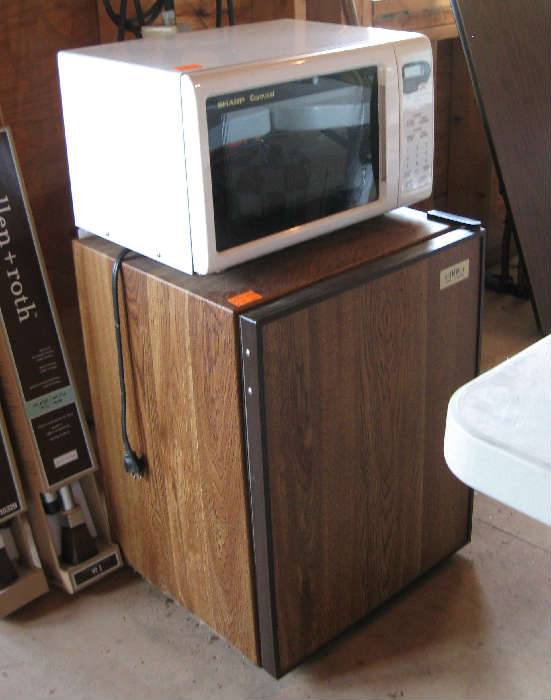 Microwave Oven and Wine Cooler