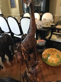 Carved Giraffes