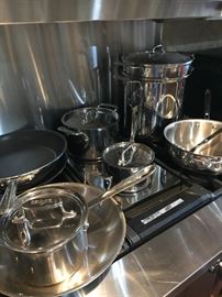 15 piece set of All-Clad Cookware- Best Money Can Buy