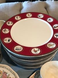 Sonoma Williams 12 Days of Christmas Plates (12)
