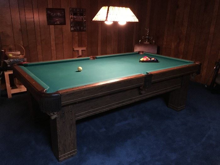 Nice quality slate top pool table