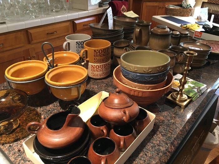 Some of the many kitchen items