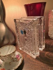 Waterford crystal bookends