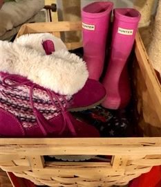 Toddler girl shoes: hunter boots, flats,  snow boots