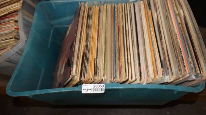 Lot of various records.