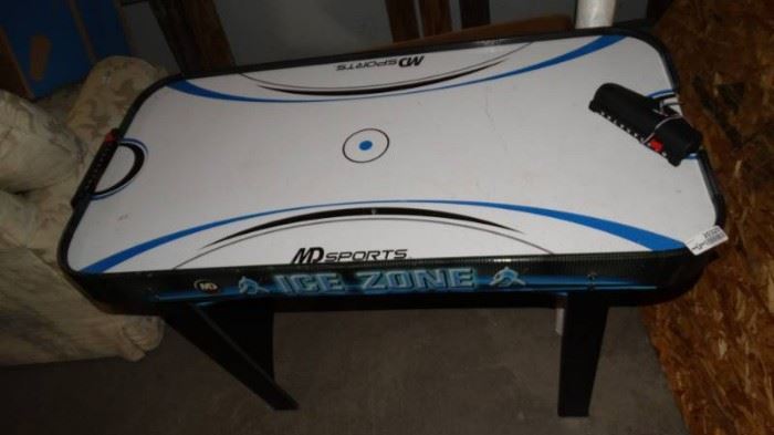 Smaller air hockey table