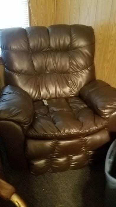 Rocker recliner with heat and massage 
