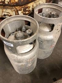 2 qty forklift Propane tanks