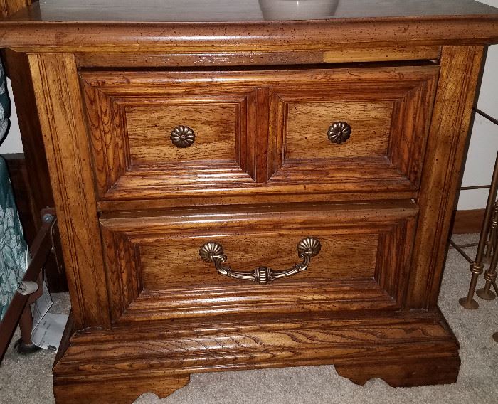 One of pair night stands to set