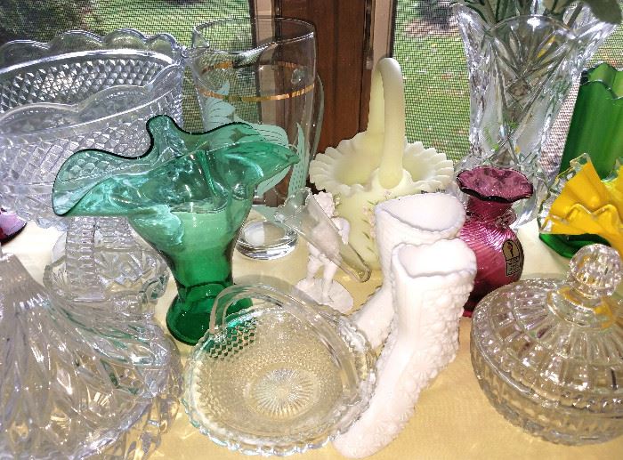 Milk glass, collectible glassware