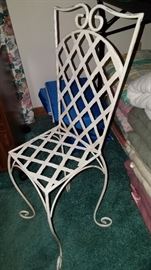 Small metal chair
