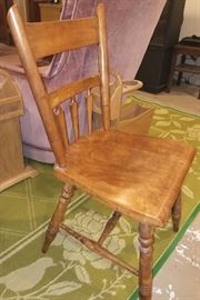 Maple side chair