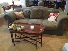 Wellington walnut signed coffee table