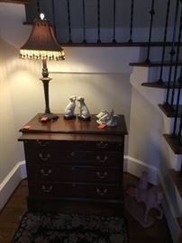 Henkel Harris chest of drawers with tray table that pulls out