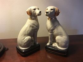 Porcelain dogs