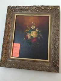 Still life oil painting