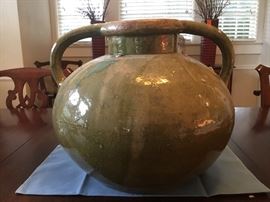 Green glazed pottery from DUH