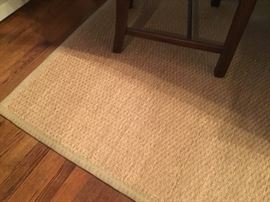 2 Sizal rugs, 8x10 and 10x 13
