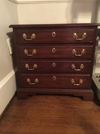 Henkel Harris mahogany end tables (2)