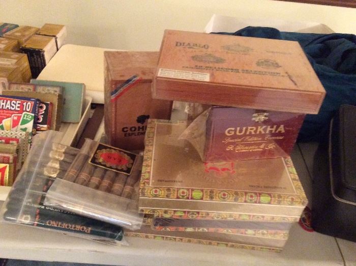 BOXES OF UNOPENED CIGARS