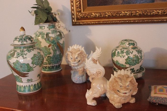 Ginger Jars and Lions