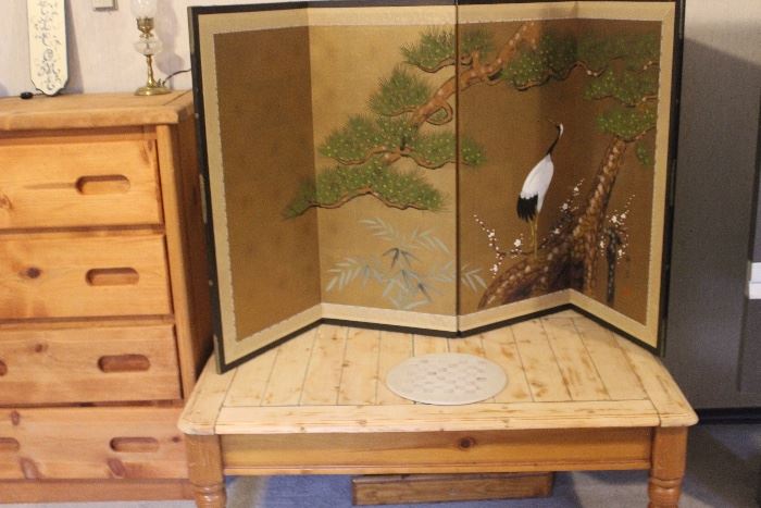 Hand Painted Screen