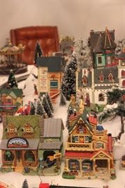 Christmas Village with Train