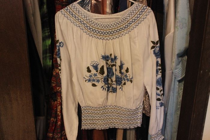 Vintage French Peasant Blouse