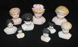 bisque doll heads