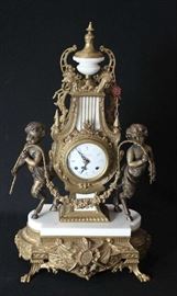 French reproduction clock