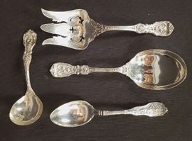 sterling silver serving pieces