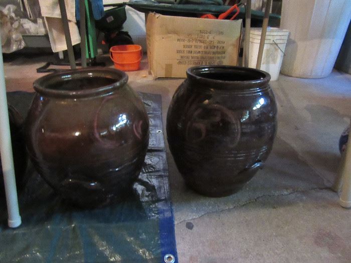 Korean ceramic kimchi jars