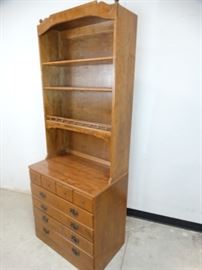 Ethan Allen Chest of Drawers with Shelf Topper