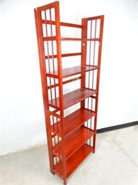 Folding Wood Bookshelf