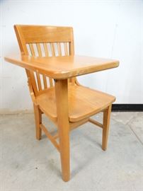 Vintage Oak Office Chair
