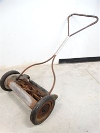 Vintage Push Lawnmower by Savage