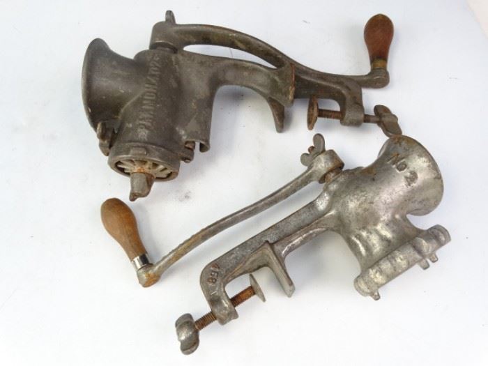 VintageAntique Meat Grinders