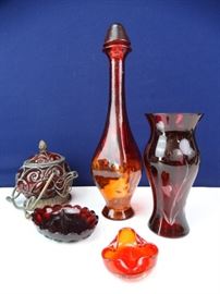 Decorative Glassware Set