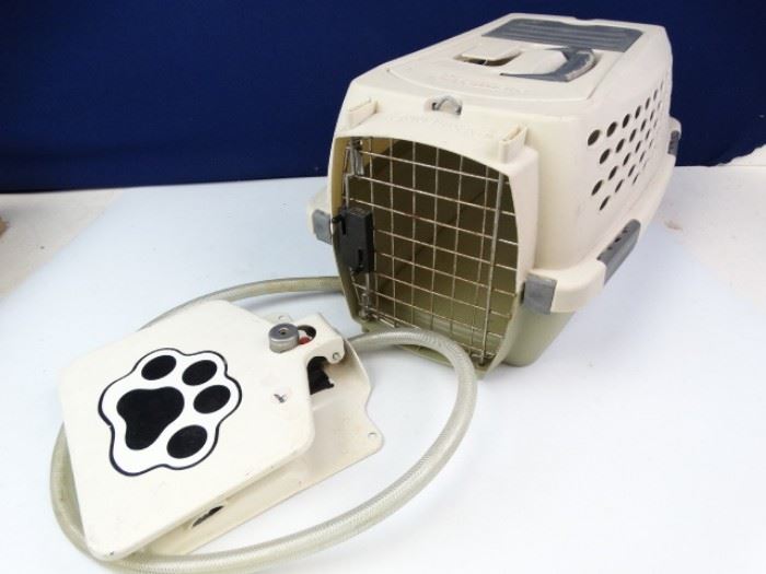 Dog Water Fountain and Animal Carrier