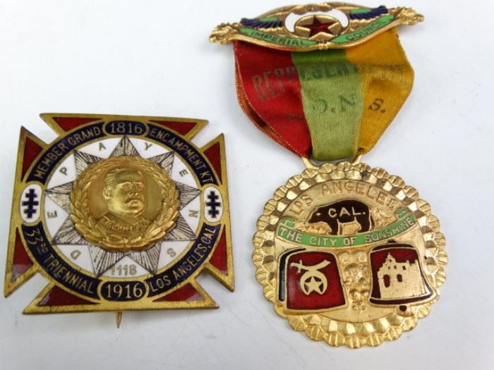 ShrinerKnights Templar Medals