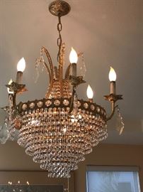 Schonenbec gilt bronze chandelier