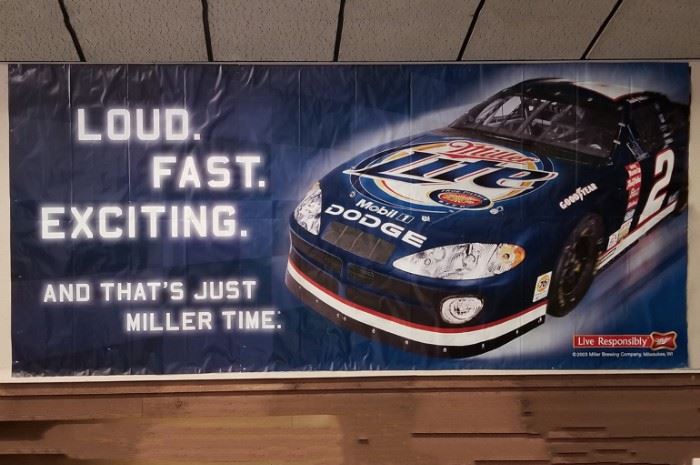 Poster is 11' X 5'