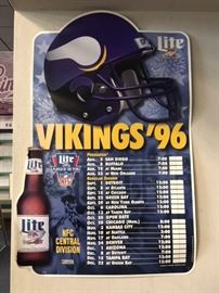 Vikings Schedule Poster