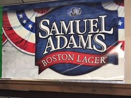 Samuel Adams Boston Lager Poster, 8' x 5'