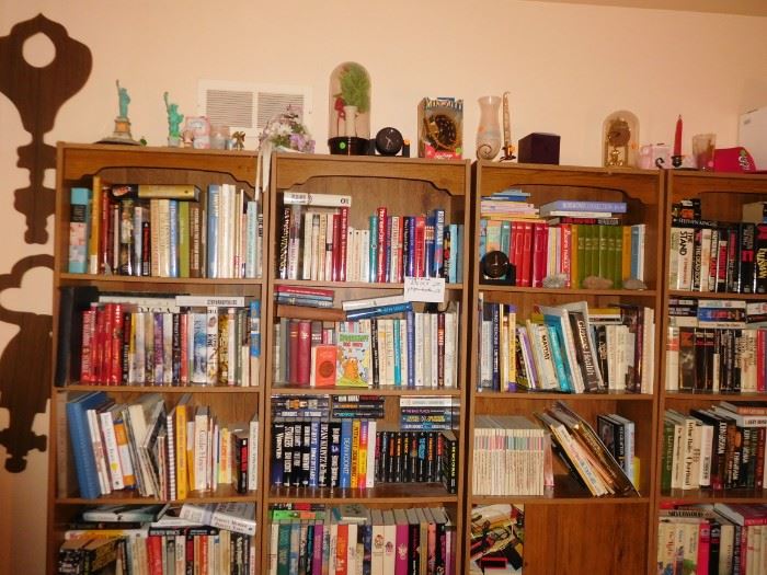 lots  of  books-health,fiction,nonfiction(modern  titles),some  childrens  books