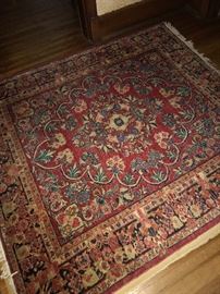 A beautiful square oriental rug 