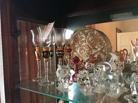 Swarovski crystals and other pretty items.