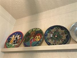 A wall full of large trays.