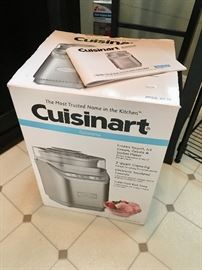 New in box Cuisinart ice cream maker
